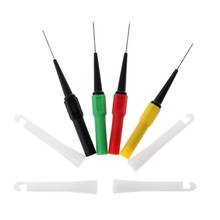 4pcs 0.7mm Piercing Probes Kit Multimeter Pen Probe Mini Wire Piercer Car Repair Test Line Socket Insulation Piercing Probe Tool 2024 - buy cheap