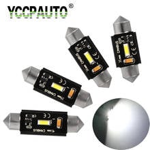 YCCPAUTO Festoon CSP Car Interior Light C10W C5W LED Bulbs Canbus 31mm 36mm 39mm 41mm Auto Reading Lamp White 12-24V 2Pc 2024 - buy cheap