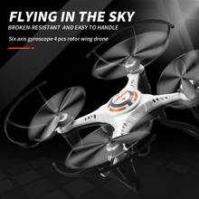 Drone quadcopter rc uav 4ch, 2.4g, controle remoto, brinquedo, mini drone, helicóptero rc ufo, giroscópio, modo sem cabeça 2024 - compre barato