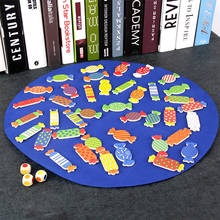 Juego de mesa educativo para niños, ajedrez con Memoria de Color/forma, juego a juego para encontrar dulces, juguetes de interacción entre padres e hijos 2024 - compra barato