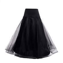 Bridal Slips Wedding Underskirt White Underdress Falda Brautpetticoat Long Crinoline Sottoveste Black A Line Petticoat Layer 2024 - buy cheap