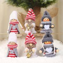 Christmas decorations Knit puppet pendant christmas tree ornaments Old man doll decoration doll charm all for the new year FZ239 2024 - buy cheap