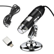 3-in-1 Microscope 1600X HD Smartphones Repairing Digital Electron Microscope Magnifier Camera 8 LEDs with Bracket 2024 - buy cheap