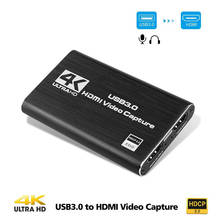 USB 3.0 HDMI Digital Video Capture Card 4K Ultra HD Recording Live Streaming For Game Play YouTube Media Record Box 2024 - buy cheap