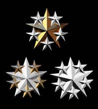 tomwang2012. THREE US AIR FORCE SIX STAR GENERAL RANK METAL HAT BADGE PIN MILITARY GIFT 2024 - buy cheap