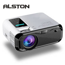 Alston-projetor e500 lcd, 3500 lúmens, suporte para 1080p, home theater, compatível com hdmi, vga, av, tf, usb, home theater 2024 - compre barato