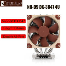 Noctua-enfriador de CPU NH-D9 4U, radiador de 92MM PWM, ventilador silencioso, DX-3647 estaciones de trabajo y servidores Xeon 2024 - compra barato