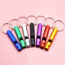 4Pcs/set Aluminum Emergency Whistle Camping Hiking Survival Whistle with Keychain Outdoor Tools Train Whistle Small Size 2024 - buy cheap
