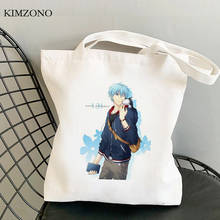 Kuroko bolsa de compras sem cesta, bolsa de compras shopper de juta, bolsa tote, saco de algodão, bolsas de tela, rede ecobag dobrável 2024 - compre barato