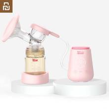 NEW Youpin Rushan safe Electric Breast Pump With Milk Bottle Rechargeable portable Smart Breast Pumps Baby Breast Feeding 2024 - buy cheap