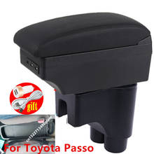 For Toyota Passo armrest box Retrofit parts dedicated Car Armrest Center Storage box car accessories Interior USB 2024 - buy cheap