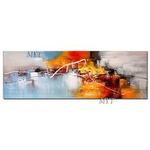 100% Hand-painted Wall Decoration Abstract Newest Oil Painting Wall Pictures Canvas Paintings Art Wall Hangings Unframed Artwork 2024 - buy cheap