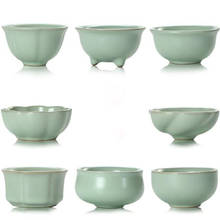 Juego de tazas de té de Kung Fu, utensilios de cocina de porcelana Azure, estilo chino, 2 unids/set 2024 - compra barato