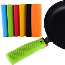 Useful New Saucepan Holder Silicone Pot Pan Handle Saucepan Holder Sleeve Slip Cover Grip Kitchen Utensils Cook Accessories 2024 - buy cheap