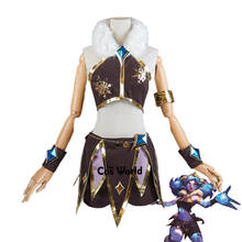 LOL Neeko-uniforme del Festival de hielo y nieve, camiseta, pantalones cortos, juegos, disfraces de Cosplay 2024 - compra barato