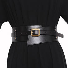 Fashion Genuine Leather Belts For Women Punk Wide Corset Belt Women's Harness Waist Belt Ladies Luxury Brand Designer Waistbands 2024 - buy cheap