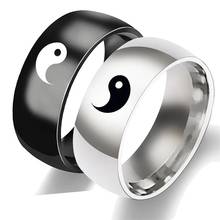 Yin Yang Gossip Creative Chinese Style Tai Chi Rings For Men Women Fashion Punk Couple Accessories Jewelry Gifts For Friends 2024 - buy cheap