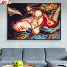 Pintura moderna de diamantes para mulheres 5d bricolagem, pintura fashion para meninas bordadas de diamante, ponto de cruz inteiramente quadrado redondo, decoração de casa 2024 - compre barato