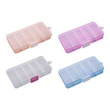 10 Compartments Transparent Pill Cases Portable Medicine Box Tablet Storage Jewelry Pills Box Organizer Case Large Size 2024 - buy cheap