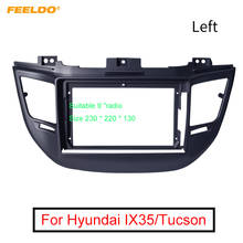 Adaptador de marco de Fascia de Audio estéreo para coche FEELDO para Hyundai IX35/Tucson 9 "Pantalla grande 2Din Dash Kit de marco de Panel de montaje 2024 - compra barato