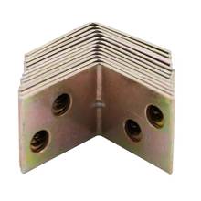 Metal Shelf Support 90 Degree Right Angle Bracket 12pcs Brass Tone 2024 - buy cheap