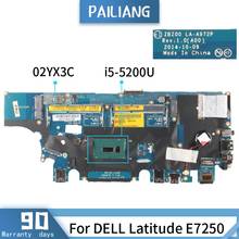 For DELL Latitude E7250 Laptop Motherboard ZBZ00 LA-A972P CN-02YX3C 02YX3C SR23Y I5-5200U Notebook Mainboard DDR3 2024 - buy cheap