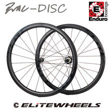 Elite wheels disco de freio a disco de carbono para estrada, enduro abec5, calota centro de bloqueio 20-24h, aro de carbono para ciclismo cycloccor de carbono 2024 - compre barato