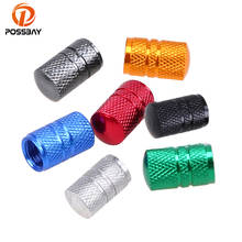 POSSBAY Car Tire Valve Caps Red/Blue/Golden/Gray/Black/Green/Silver Aluminum Auto Bikes Tyre Wheel Valve Dust Cover Car Wheel 2024 - buy cheap