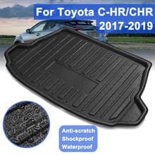 Bandeja de carga para maletero trasero, revestimiento de suelo para Toyota C-HR CHR 2017, accesorios para coche 2024 - compra barato