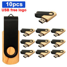 Pendrive Usb 2,0 de madera, Mini Dispositivo de regalo de fotografía, 16GB, 32GB, 10 unids/lote 2024 - compra barato