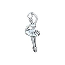 Antique Silver Ballet Girls Charm Pendant 100Pcs Zinc Alloy Fashion Jewelry DIY Fit Bracelets Necklace Earrings 9.5x26.9mm A-348 2024 - buy cheap