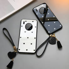 For VIVO NEX 3 Z5 Z5X Z1 Pro Case & Free Strap Small love Heart Glass Hard protection phone Cover For VIVO NEX 3 s U3 U3X casing 2024 - buy cheap
