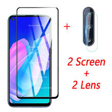 2-in-1 for Huawei P40 lite E glass protective camera lens film for Huawei P 40 lite light E 2020 6.39'' phone safety tremp glass 2024 - buy cheap