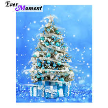 Ever Moment Diamond Painting Christmas Tree Gift Handmade Picture Of Rhinestone Mosaic Full Square Diamond Embroidery ASF1831 2024 - buy cheap