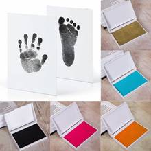 Non-Toxic Clean Touch Ink Pad Gift Baby Handprint Footprint Pad Imprint Hand Inkpad Watermark Infant Souvenirs Casting Clay 2024 - buy cheap