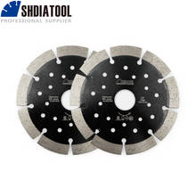 SHDIATOOL 2pcs Dia 4/4.5/5/7/9"  Diamond Segmented Saw Blade with Multi Hole Cutting Disc for Hard Material Stone Ceramic Tile 2024 - buy cheap