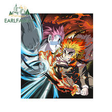 EARLFAMILY-pegatinas para coche de 13cm x 11cm, póster para Demon Slayer, Rengoku, calcomanías impermeables de pared, Anime, vinilo, accesorios para coche 2024 - compra barato