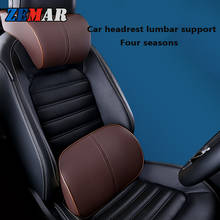 Car Memory Neck Headrest Seat Support Cushion For VW Passat B8 B7 B6 B5 CC Volkswagen Tiguan mk2 2017 2019 Touareg Scirocco 2024 - buy cheap