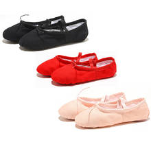 Children dance slippers adult professional canvas soft Sole ballet shoes girls women ballerina 2024 - buy cheap