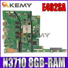 Akemy E402SA Laptop motherboard for ASUS E502SA E502S (15 inch) original mainboard 8GB-RAM N3710-CPU 2024 - buy cheap