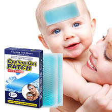 4patches/1box Baby Fever Down Medical Plaster Migraine Headache Pain Patch Pads Lower Temperature Ice Gel Polymer Hydrogel 2024 - buy cheap