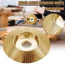 100x22mm Wood Grinding Wheel Rotary Disc Sanding Wood Carving Tool 2 Colors Abrasive Disc Tools For Angle Grinder 2024 - buy cheap