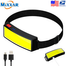 ZK20 Dropshipping New Lightweight Style Headlamp Portable Mini COB LED Headlight Built-in Battery USB Rechargeable Head lamp 2024 - buy cheap