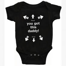 Daddy Letter Printing New Born Baby Clothes Rompers Baby Girl Clothes Toddler Clothing Infant Kids Boys Jumpsuit Outfits 2024 - buy cheap