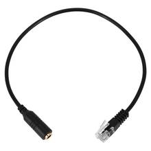 headphone adapter 3.5mm Plug Jack to RJ9  Headset to for Office Phone Adapter Cable Headphone line converterearph Accessories#8 2024 - buy cheap