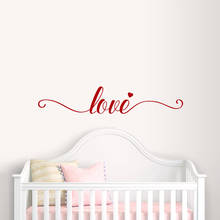 Originality Love Wall Decal Modern Home Decoration Love Stickers Home Heart Sticker Nursery Wall Decals Baby Girl Room Decor G60 2024 - buy cheap