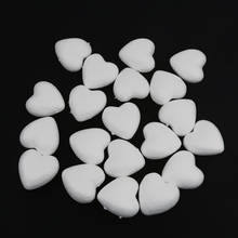 20Pcs 6cm Styrofoam Polystyrene Foam Ball White Heart-shaped Modelling Craft for DIY Christmas Party Decoration Supplies Gifts 2024 - buy cheap