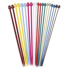 Set of 20Pcs 2.0-6.5mm Plastic Knitting Needles Single Pointed Needles 10 Marked Sizes---Multicolor 2024 - buy cheap