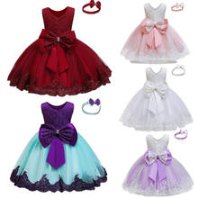Кружевные платья для маленьких девочек; коллекция 2019 года; Детские Вечерние платья на крестины для маленьких девочек; платье для первого дня рождения; свадебное платье для новорожденных; Vestidos 2024 - купить недорого