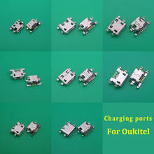 Soquete micro usb conector de porta de carregamento, 2 peças para oukitel k10000/k10000 pro/mix 2/u22/u15 pro/u15s/k8/k6 k12 2024 - compre barato
